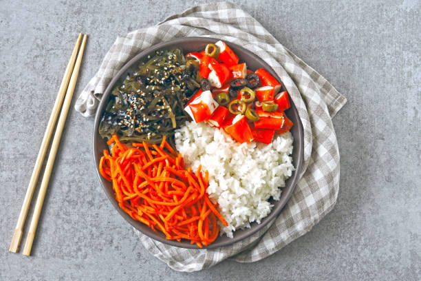 istock Crab meat poke bowl. 1270210028