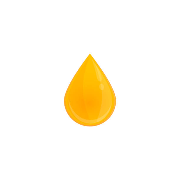 istock Drop of oil isolated on white background. Vector illustration 1270210350