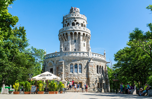 Low Angle View Of Weisser Turm In Nuremberg, Germany