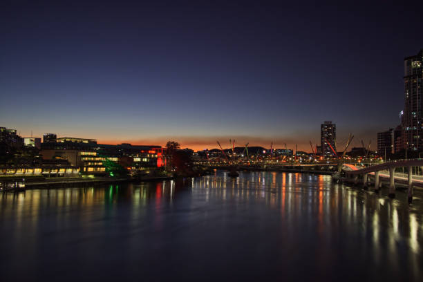 istock Brisbane City skyline river sunset 1270222053