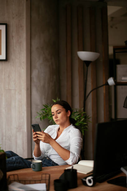 istock Young businesswoman using the phone. 1270225587