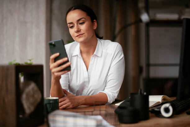istock Young businesswoman using the phone. 1270225988