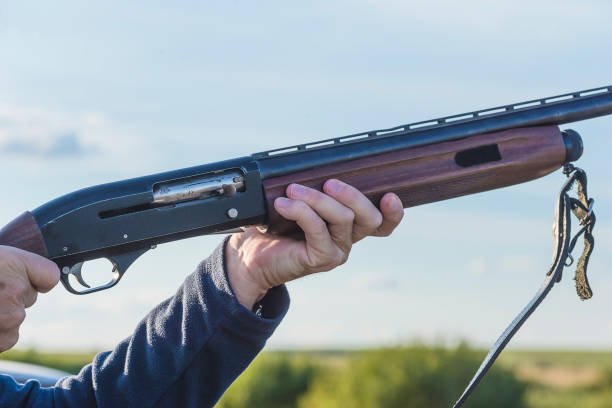 istock Hunter shooting with hunting rifle. 1270230334
