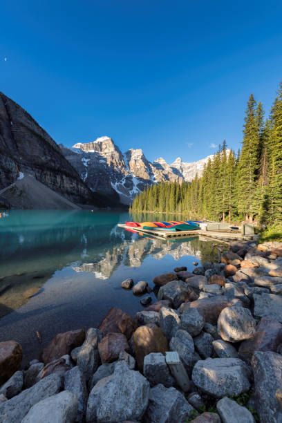 istock Moraine lake at sunrise 1270231253