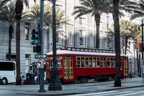 istock New Orleans Bright Red Streetcar 1270237054