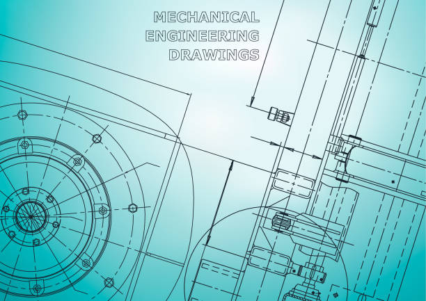 istock Blueprint, Sketch. Vector engineering illustration. Cover, flyer, banner, background. Instrument-making drawings 1270239994