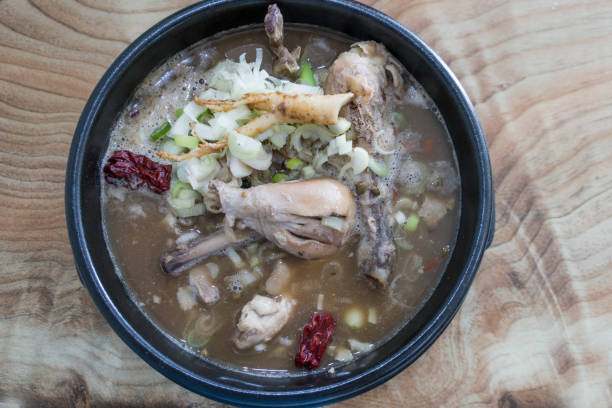 istock Samgyetang, or Traditional Korean Ginseng Chicken Soup. 1270251850