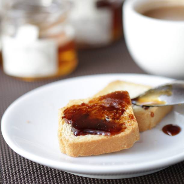 istock Fresh toast with honey closeup 1270255032