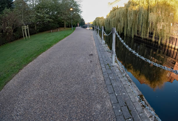 istock Footpath along the River Wensum, Norwich 1270255363