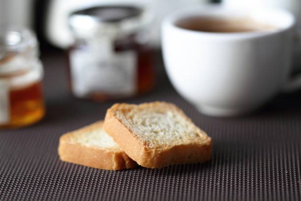 コーヒーとトーストの朝食 - 5088 ストックフォトと画像