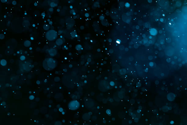 istock Abstract blur blue bokeh banner background 1270257307