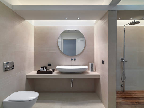 istock interior view of a modern bathroom 1270258101