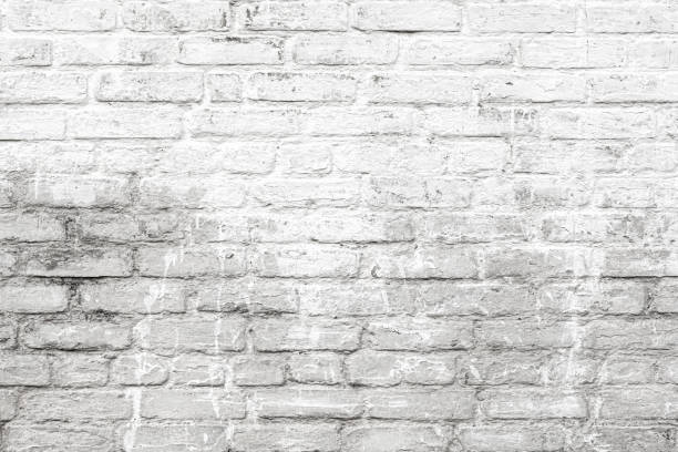 istock White dirty old brick wall as background 1270258987