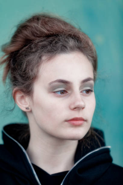 portrait of a young girl.