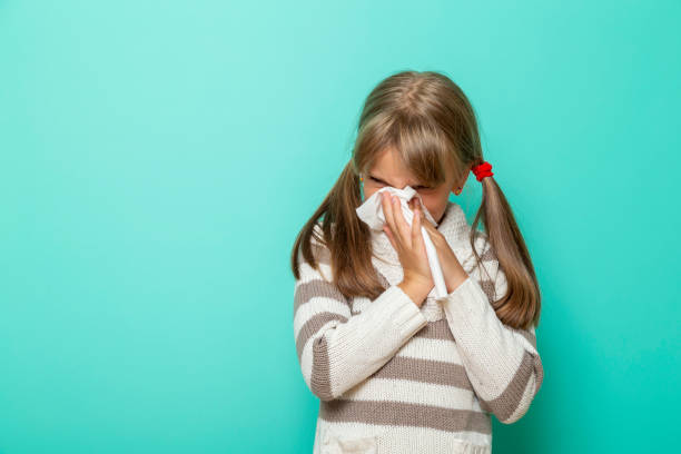 istock Little girl having flu 1270263861