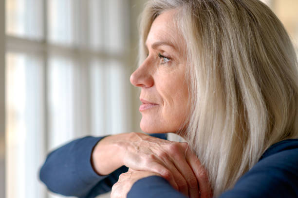 istock Pretty thoughtful woman with serious expression 1270272318