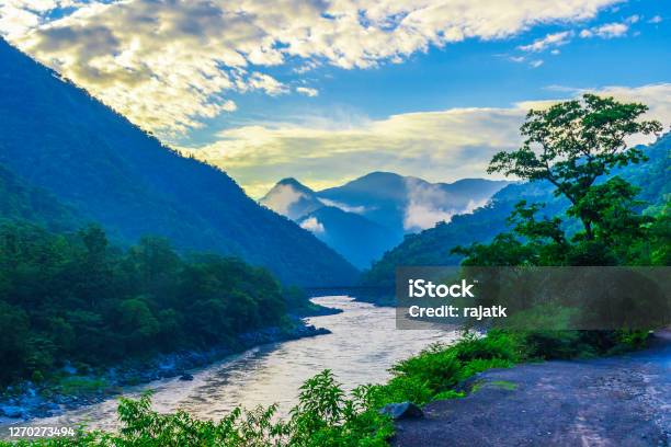 Early Morning Time At Rishikesh Stock Photo - Download Image Now - Rishikesh, Yoga, Ganges River