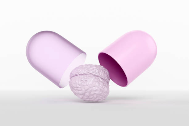 istock the brain falls out of the opened pill, 3d render 1270281202