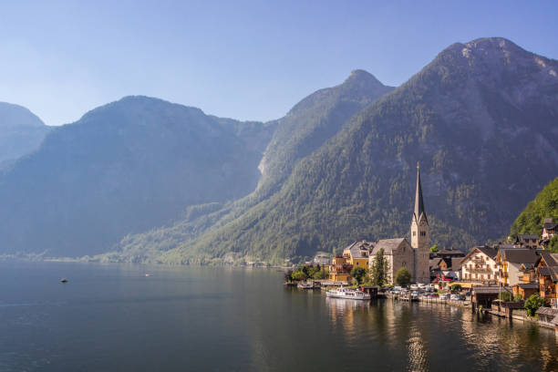 istock Hallstatt town in Austria 1270284964