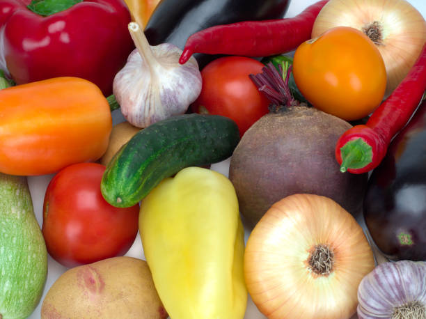 istock Background of fresh vegetables, close up 1270289588