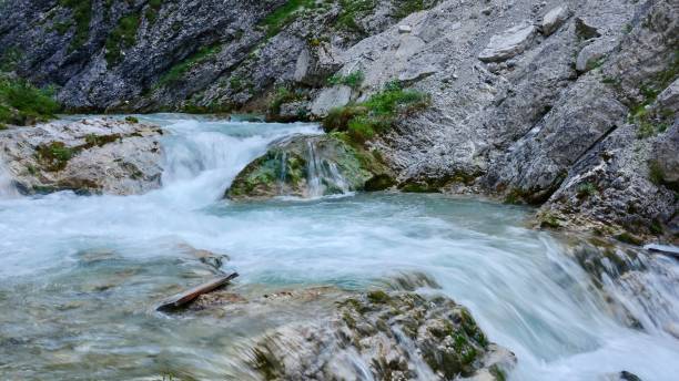 istock Creek, river in the high mountains 1270290149