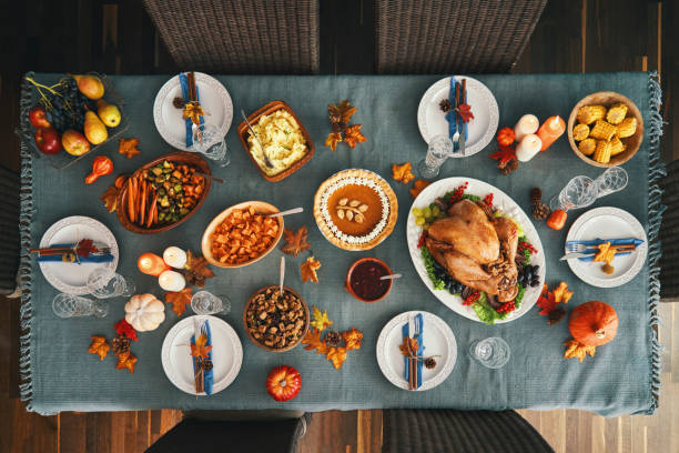 istock Traditional Holiday Stuffed Turkey Dinner 1270292285