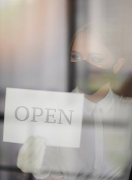 istock Young woman in face mask open 1270293556