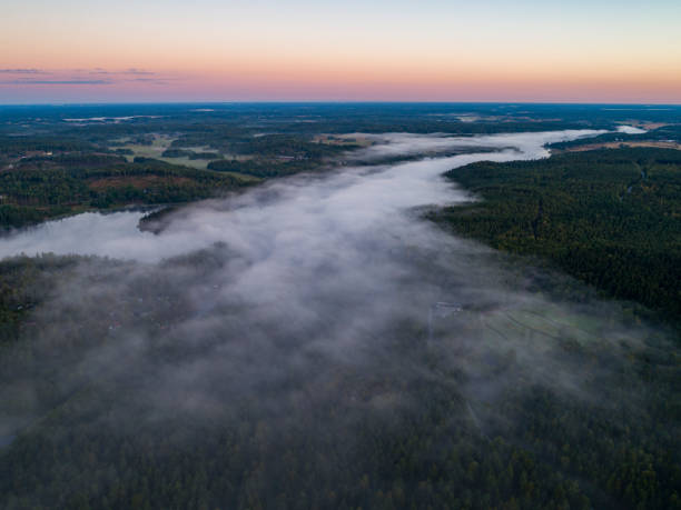 istock Aerial view over a rural zone 1270295381