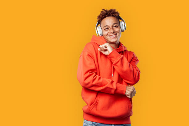 istock Young adult millennial looking at camera and dancing 1270295495