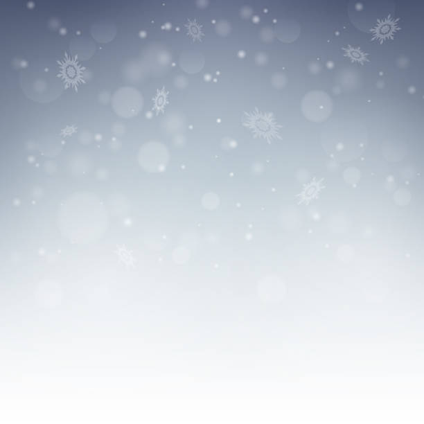 istock Winter snowflakes border background. snowflakes flying, holiday card with snow elements. Seasonal winter symbols. EPS 10 1270296506