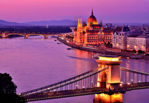 istock Chain Bridge & Parliament Building in Budapest 1270301012