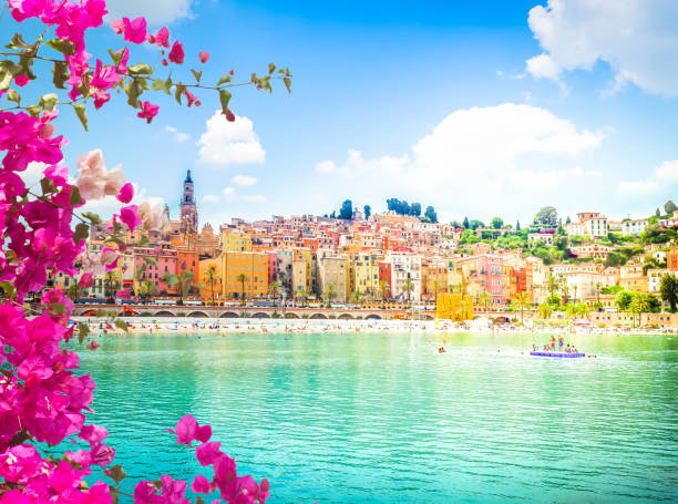 istock Menton at summer, France 1270309452