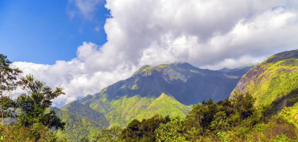 istock Mountain landscape at sunset Asia, Vietnam. 1270324653
