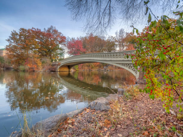 istock Bow bridge in late autumn 1270325334