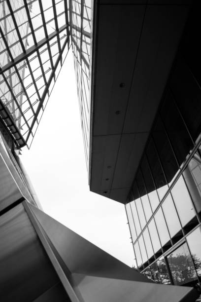istock Angular Architecture in a Day Light Black and White in London City 1270328999