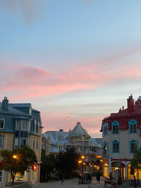istock Sunset in Mont-Tremblant Village 1270329039