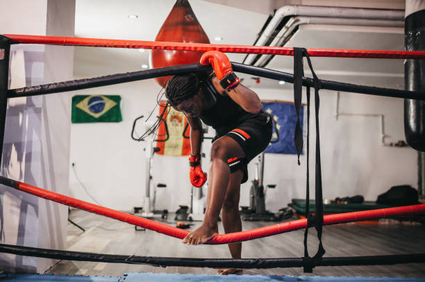 istock The boxer enters the ring 1270330908