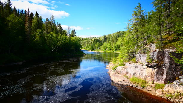 Métabetchouane River at the Parc du Trou de la Fée