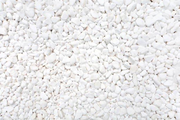 istock White pebble background texture. Such a stone is used in landscape design. 1270338576