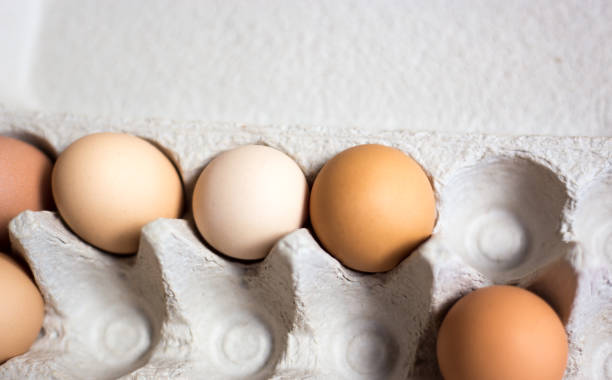 istock Organic Brown Eggs, Grey Carton 1270342464