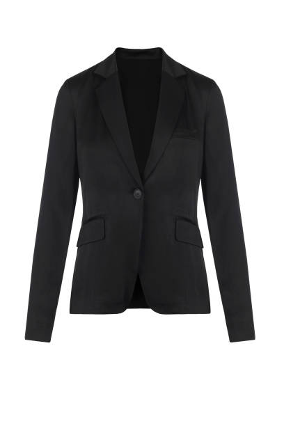 istock Female blazer, women black jacket 1270350579