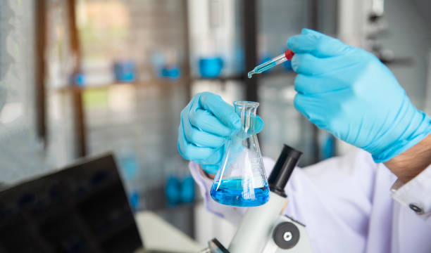 istock Covid-19 or coronavirus Blood Sample on laboratory Background 1270355619