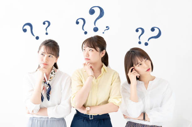 istock Thinking group of asian girls. 1270357722