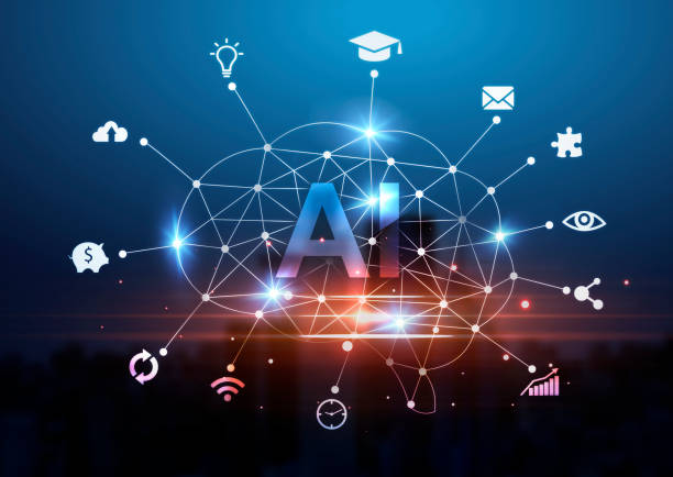 istock Creative Collage For Artificial Intelligence Concept With Polygonal Brain And Various Icons 1270378378