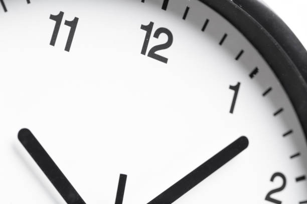istock Wall Clock on color background. creative photo 1270383837