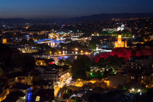 istock View from Lookout Point onto Tbilisi during Sunset, Georgia 1270385554