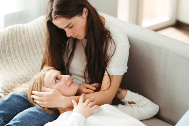 istock Two young women in love embracing. Relationships 1270386828