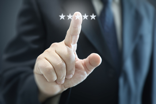 Customer satisfaction survey feedback service star rating