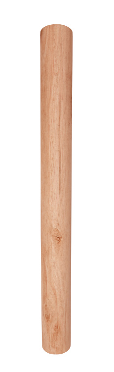 This is a beige wooden pillar.