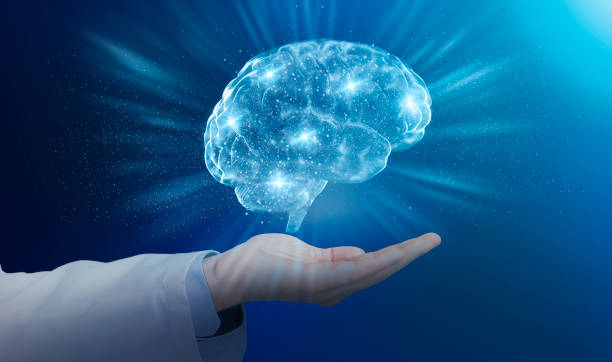 istock Male doctor's hand holding human brain on open palm 1270401830